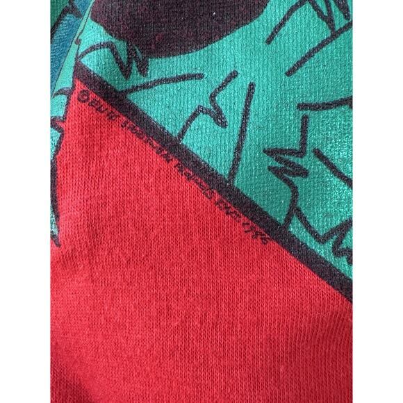 Vintage Tropic Safari Zebra Graphic Tee – Philadelphia 1986 Elite Sportswear, M - Picture 3 of 5